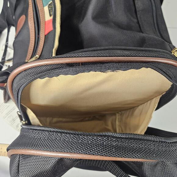 NWT Vtg LARK Travel Duffle Bag Carry On Suitcase Luggage Soft Black 20” Lock&K - Picture 13 of 13